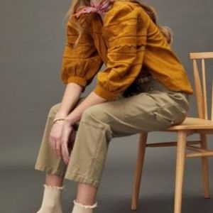 Maeve Anthropologie Women’s Khaki Tan Turner Cargo Pants Jeans Size 31